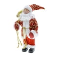 thumbnail image 2 of Muñeco de Papá Noel de 12 ", figura de adorno de Navidad, figurita decorativa roja tradicional para el hogar, tienda, mesa de Navidad, chico Soledad muñeco de santa, 2 of 10