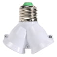 thumbnail image 2 of 1 portalámparas E27 Adaptador divisor de enchufe de 2 pulgadas Soporte de base de bombilla, 2 of 2