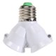 thumbnail image 2 of 2 en 1 E27 Portalámparas Divisor Adaptador Bombilla Base Soporte, 2 of 2