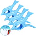 thumbnail image 1 of Taian 4pcs Toalla de playa Clip Plástico grande Silla de sol Clip A prueba de viento Toalla de playa Clip Silla de sol Pinza de ropa 8 * 12 cm Para edredón Ropa Pantalones al aire libre ShuxiuWang 8390612499425, 1 of 1