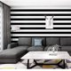 thumbnail image 3 of Guvana Papel Pintado Autoadhesivo A Rayas En Blanco Y Negro, 118 X 17,7 Pulgadas, Papel De Contacto Extraíble, Impermeable, Revestimiento Decorativo De Pared, Gabinetes, Estantes, Revestimiento De Caj, 3 of 5