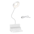 thumbnail image 2 of Lampe de Table Angle de Luminosité Réglable Lampe de Lecture 12 LED Lampe de Bureau avec Support de Téléphone Portable Porte-Stylo pour Chambre Bureau, 2 of 9