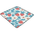 thumbnail image 7 of WOBOGO Retro Strawberry and Daisy Pattern Baby Playmats Extra Large Waterproof Rollable Activity Pads for Toddlers 50×50inch, 7 of 7