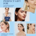 thumbnail image 4 of MomentWish 2 Carat D Color VVS1 Simulated Diamond Earrings for Women, 925 Sterling Silver Moissanite Drop Earrings,Wedding, Anniversary, Valentine's Day Gifts, 4 of 8