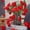 Red, variant on Elainilye LED Rose Flower String Lights for Valentine's Day Decoration, Romantic Ambient Lighting for Bedroom, Wedding, and Party Decor