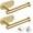 Brushed Gold, variant on Toilet Paper Holder - Self Adhesive Toilet Paper Holder Wall Mount for Bathroom, SUS 304 Stainless Steel Command Strip Toilet Paper Roll Holder Stick On Wall, No Drilling-Brushed Gold1PCS