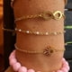 thumbnail image 2 of Icftzwe Sun Hollow Bracelets For Women Stainless Steel Hand Chain intage Sunflower Anklet Boho Foot Jewelry Accessories, 2 of 5