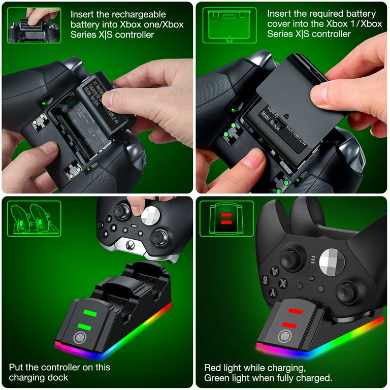 Beboncool Xbox Dual Charging Station with Battery Packs photo 3