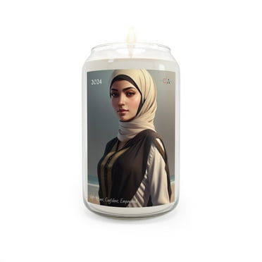 Self- Reliant Comfort Spice Scent Candle Affirmation