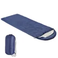 thumbnail image 2 of Outdoor sleeping bag for camping, seasons, warm and waterproof for adults and juniors indoor, outdoor travel, hiking, 210x76CM-blue, 2 of 6