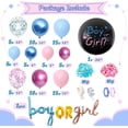 thumbnail image 2 of BIRLON Gender Reveal Balloon Decorations Kit, 36 Inch Black Boy or Girl Confetti Balloon, Metallic Blue and Pink Latex Balloons, Arch Garland Kit, Baby Shower Party Supplies, 2 of 7