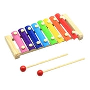 Baby Toys Clearance! Wooden Percussion Octave Early Education Xylophone Musical Toy for Infants Birthday Christmas Gifts for Kids