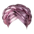 thumbnail image 3 of iHPH7 Head Coverings for Women Head Wrap Scarf Head Wraps for Women Pre Tied Head Scarf for Women African Turbans for Women, Pink One Size, 3 of 4