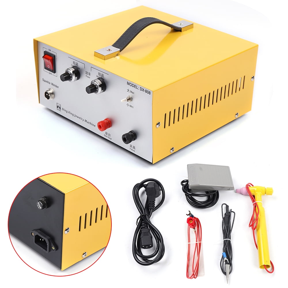 Miumaeov 80A Gold Silver Jewelry Welding Pulse Spot Welder Electric