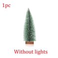 thumbnail image 1 of Mini Christmas Tree Green Cedar LED Lights Pine Needle Tree Christmas Decor Desktop Ornament Gifts New Year Home Party Supply, 1 of 4
