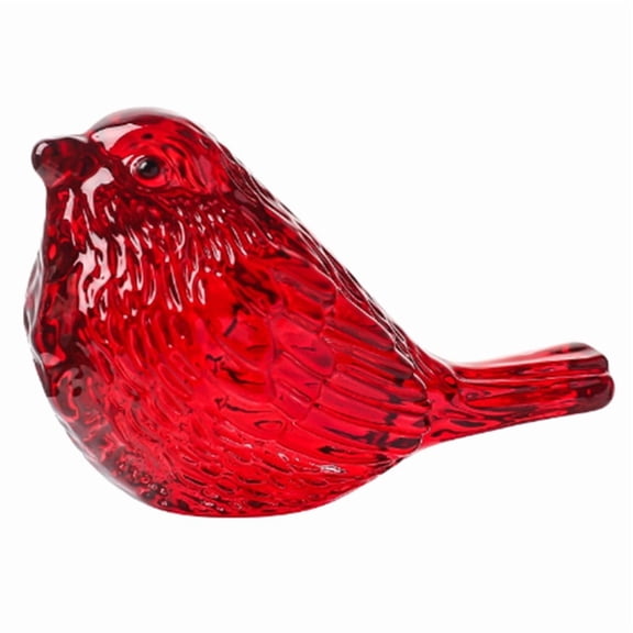 Blown Glass Birds Collectible Figurines Crystal Birds Gifts for Glass Figurines for Animal Lovers for Table Home Decor B,1 * Glass Bird,Red