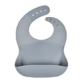 thumbnail image 3 of Baberos de silicona para bebés y niños pequeños, juego de 3, baberos de silicona para bebés para niños y niñas, ajustables, suaves e impermeables, 3 of 5