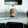 thumbnail image 2 of 10 Pcs Cute Cat Car Hanging Ornament Acrylic Swing Kitten Rearview Mirror Pendants, Funny Cat Car Decor with Lanyard, Interior Gift for Men & Women, 2 of 9