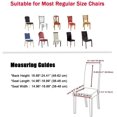 thumbnail image 3 of Stretch Dining Room Chair Slipcovers Spandex Fabric Removable Washable Chair Protector Cover for Dining Room, Hotel, Ceremony, Wedding, Party (Bb, 4 Per Set), 3 of 7
