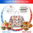 thumbnail image 4 of Pioneer Flower Floral Print Pattern Womens Lunch Box for Work,Insulated Large Lunch Bag for Tween and Teen,Loncheras Para Mujer,Leakproof Adult Lunch Bag for Work,Beach,Travel,Picnic,Camping, 4 of 7