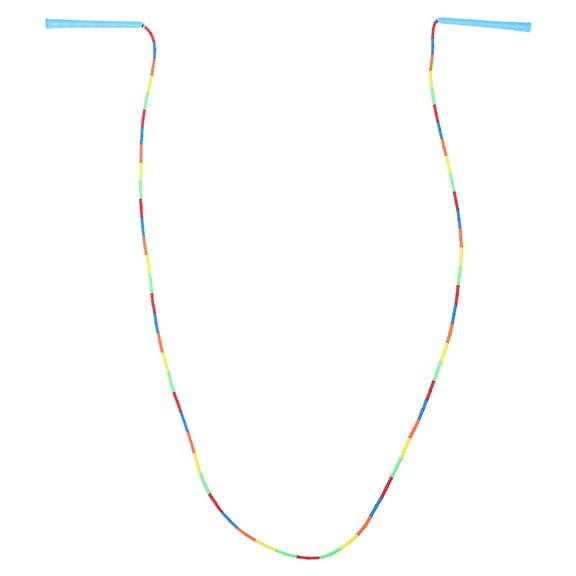 KAKOWELY 1Set Beaded Jump Rope for Fitness Training Fitness with Soft Bead Design 113.97X1.38X1.38in