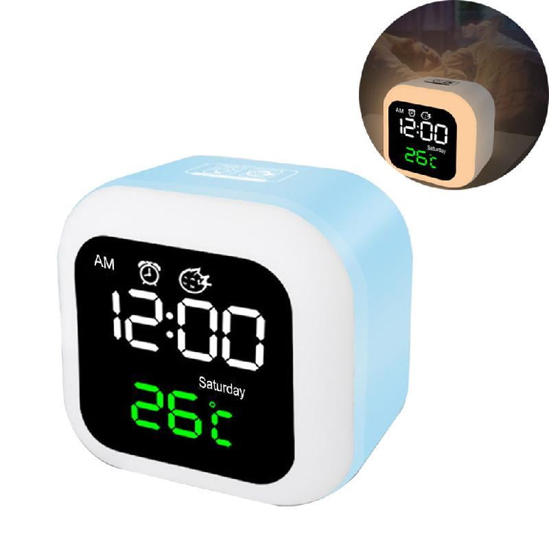 Digital Alarm Clocks Compact Digital Alarm Clock Adjustable Brightness