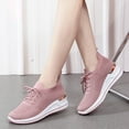 thumbnail image 2 of Sopiago Slip On Sneakers Women Fashion Walking Womens Sneakers Casual Lightweight Tennis Shoes Pink,38, 2 of 6