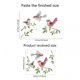 thumbnail image 4 of Adhesivos de pared de PVC con dibujos animados de pájaros coloridos en ramas, 4 of 4
