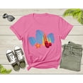 thumbnail image 2 of Bright Red Blue Coral Seaweed Marine Life Sea Life Starfish T-Shirt Coral Reef Shirt for Men Women Kids Boys Girls Teens Graphic Tshirt, 2 of 8