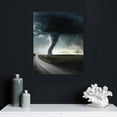 thumbnail image 4 of COMIO  Abstract Art Tornado And Lightning Poster Nature Landscape Poster Decorative Painting Canvas Wall Art Living Room Posters Bedroom Painting, 4 of 4