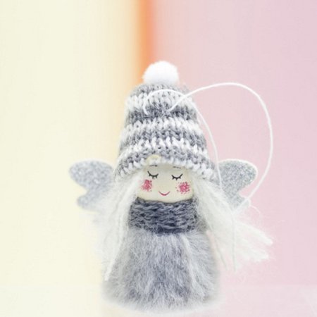 Mini Cute Plush Angel Girl Christmas Tree Pendants Ornaments Home