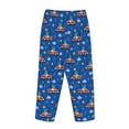 thumbnail image 5 of Fotbe Dinosaur Driving Women's Pajama Pants,Sleepwear Pants,Pj Bottoms Drawstring And Pockets-Small, 5 of 9