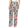thumbnail image 3 of Naloa Easter Egg Print Women’s Ultra-Soft Comfy Pajama Lounge Pants with Pockets & Drawstring, 3 of 8