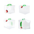 thumbnail image 4 of Sonducket Bolsa de almacenamiento de agua fácil de limpiar y duradera para equipo de Camping cubo de agua plegable que ahorra espacio ligero 20L Type3 NO3, 4 of 6