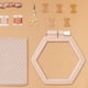 thumbnail image 1 of Aros apariencia de 105x95mm para práctica, proyectos de , , , acolchado , piel rosa Macarena  Bastidor de aros de bordado, 1 of 8