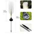 thumbnail image 3 of Luces solares con forma de flor para jardín: luces decorativas LED exteriores con 7 colores cambiantes, encendido/apagado automático, impermeables y alimentadas por energía solar para patio, terraza, 3 of 5