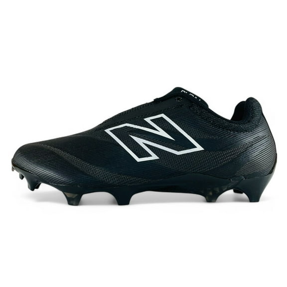 New Balance Unisex BurnX4 Lacrosse Shoe,Black/Blacktop,Men 9.5 / Women 11