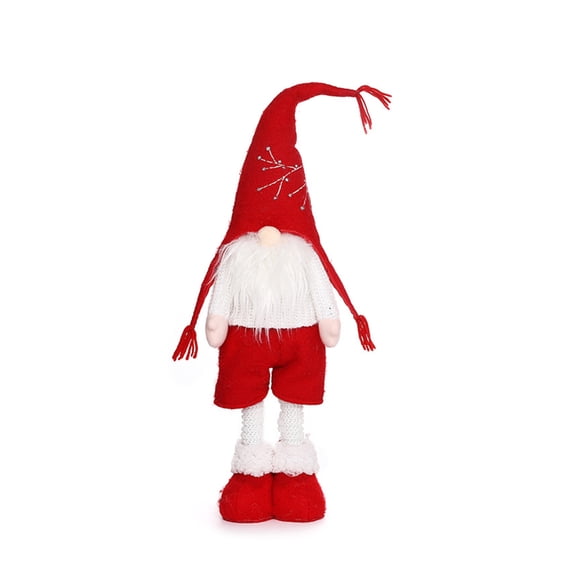 Yuarrent Muñeco Gnomo colgante adorno de Navidad adornos de fiesta dulce regalo supermercado chico juguete adornos para el hogar adorno alegría Kits de decoración para fiestas Rojo Yuarrent HA070376-03