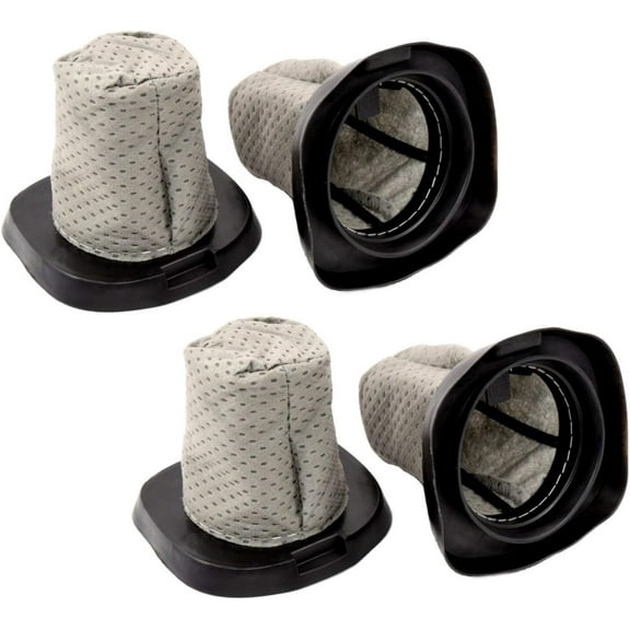 HQRP 4-Pack Dust Cup Filter for Dirt Devil F25 F-25 2SV1102000 3SV0980000 Replacement fits Dirt Devil SD20000 Simpli-Stik / 083405 M083405 Versa Power series Stick Vac Vacuum Cleaner
