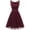 Red, variant on Womens Summer Boho Mini Dress Elegant Sleeveless Sleevelessmal Ladies Wedding Bridesmaid Lace Long Dress Beach Sundress Pink S-XXL