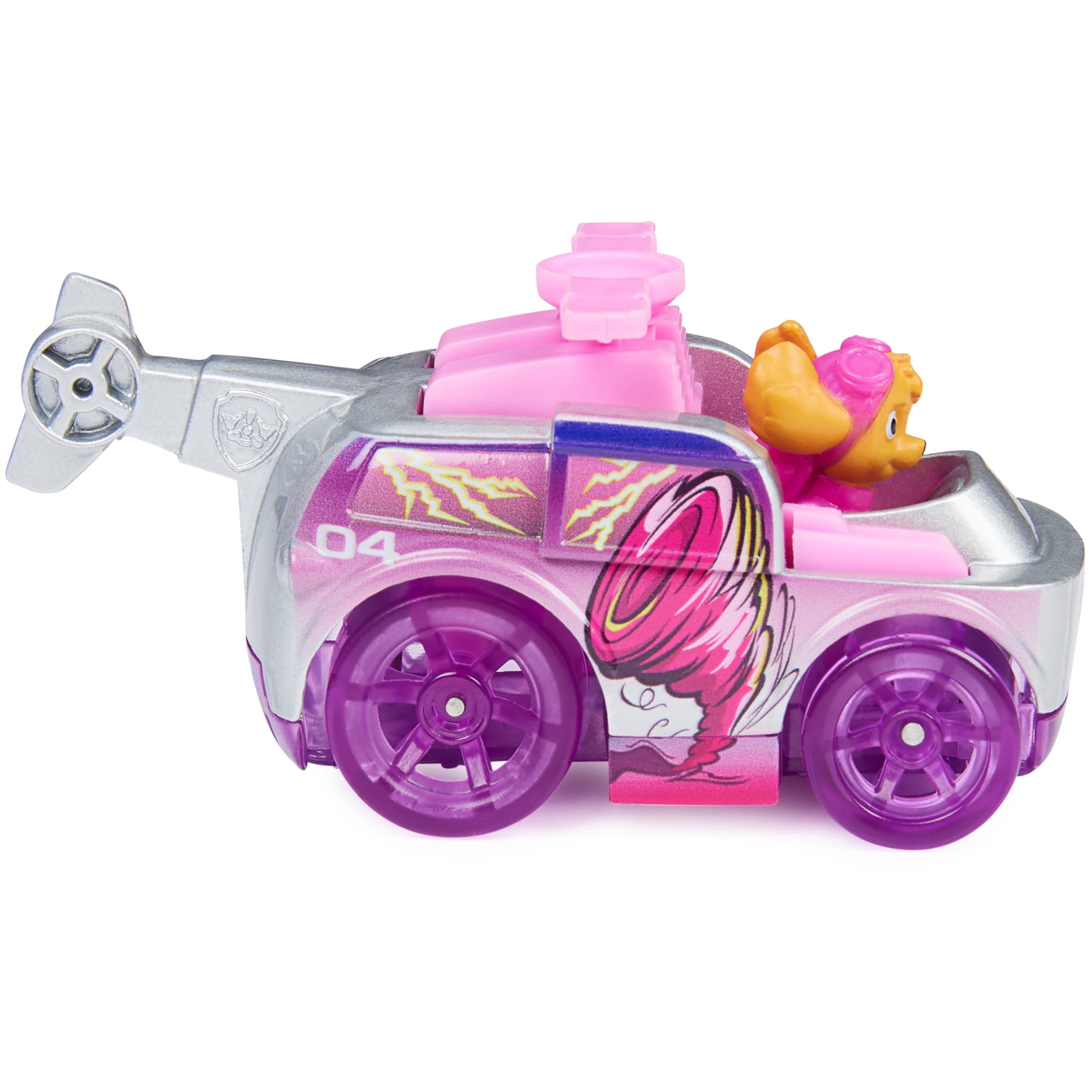 PAW Patrol, True Metal Skye Collectible Die-Cast Vehicle, Power Series 1:55 Scale, Kids Toys for Ages 3 and up