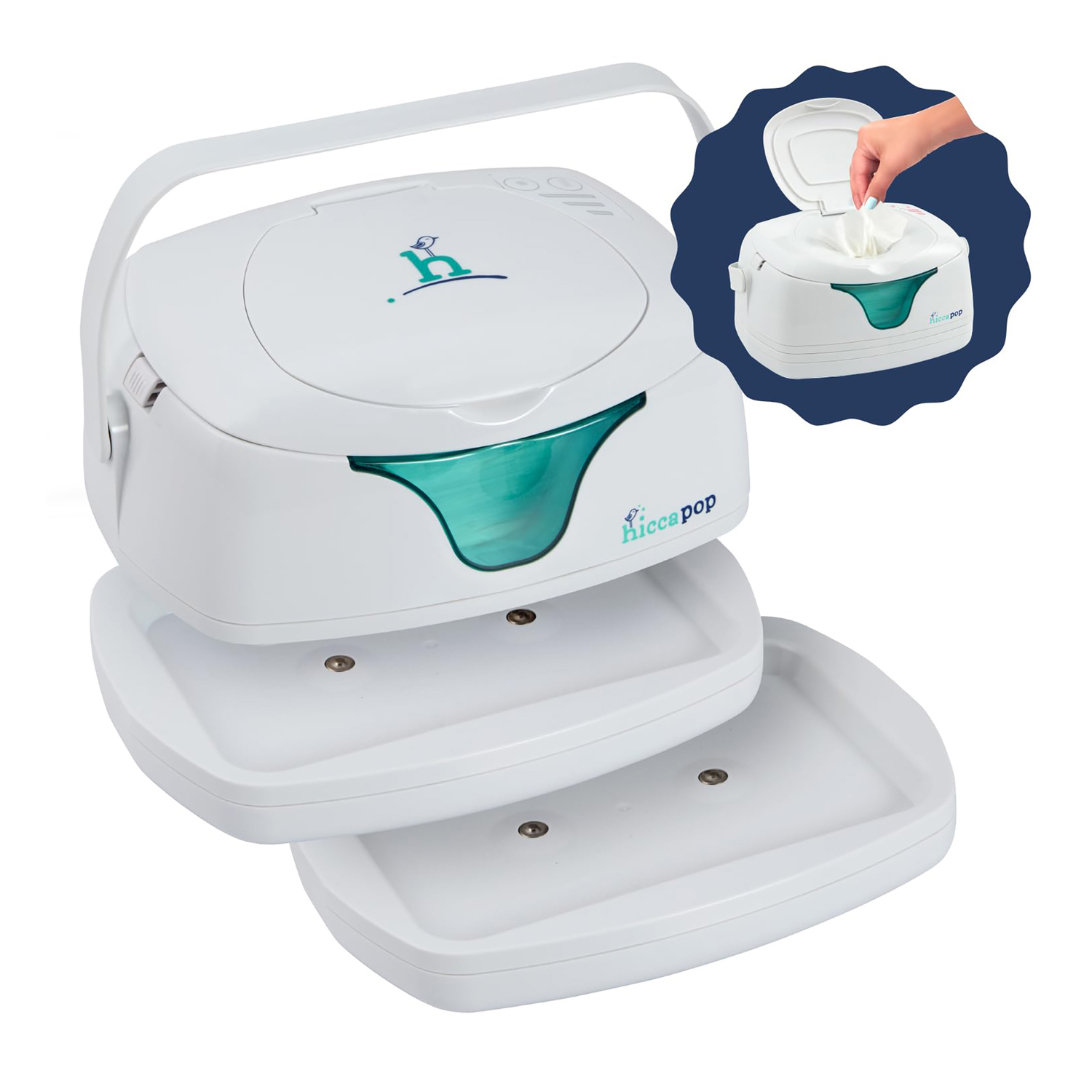 Hiccapop Portable Baby Wipe Warmer with Light photo 1