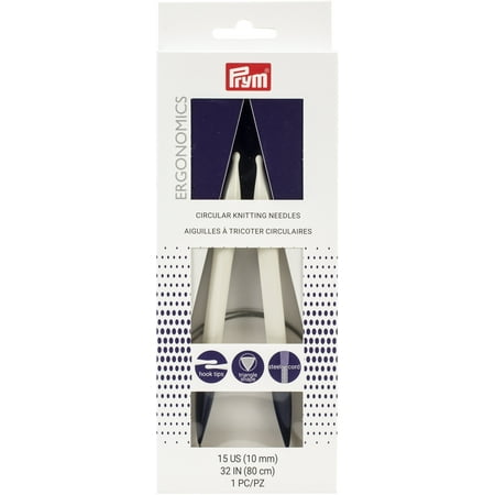 Prym 10mm Ergonomic Circular Knitting Needles