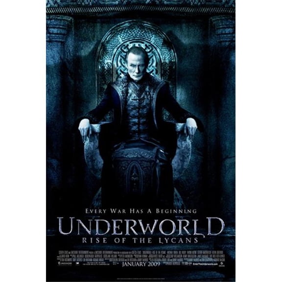Underworld 3 Rise of the Lycans C.2009 - Style B Movie Poster