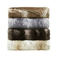 thumbnail image 4 of Zuri Oversized Faux Fur Throw Grey 60x70", 4 of 4