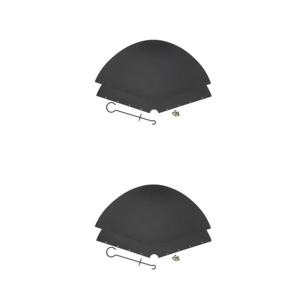 Methold Deflector de ardilla protector y duradero para colgar comederos de pájaros que se envuelven alrededor de la protección de ardilla Gancho estilo 16 pulgadas 2piezas