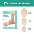 thumbnail image 6 of Welnove Bunion Pads to Wear with Shoes - 27 Pcs Moleskin for Feet - Water-Resistant - Bunion Cushions for All-Day Comfort & Protection (Multi-Size), 6 of 6