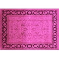 thumbnail image 1 of Ahgly Company Indoor Rectangle Oriental Pink Industrial Area Rugs, 7' x 10', 1 of 4