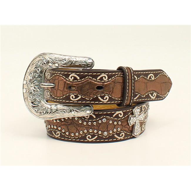 ariat crystal belt