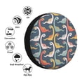 thumbnail image 5 of Rv Spare Tire Cover 17 inch - cute cartoon Dinosaur A Tire Covers for Trailers, Adjustable Camper Spare Tire Cover, 5 of 7
